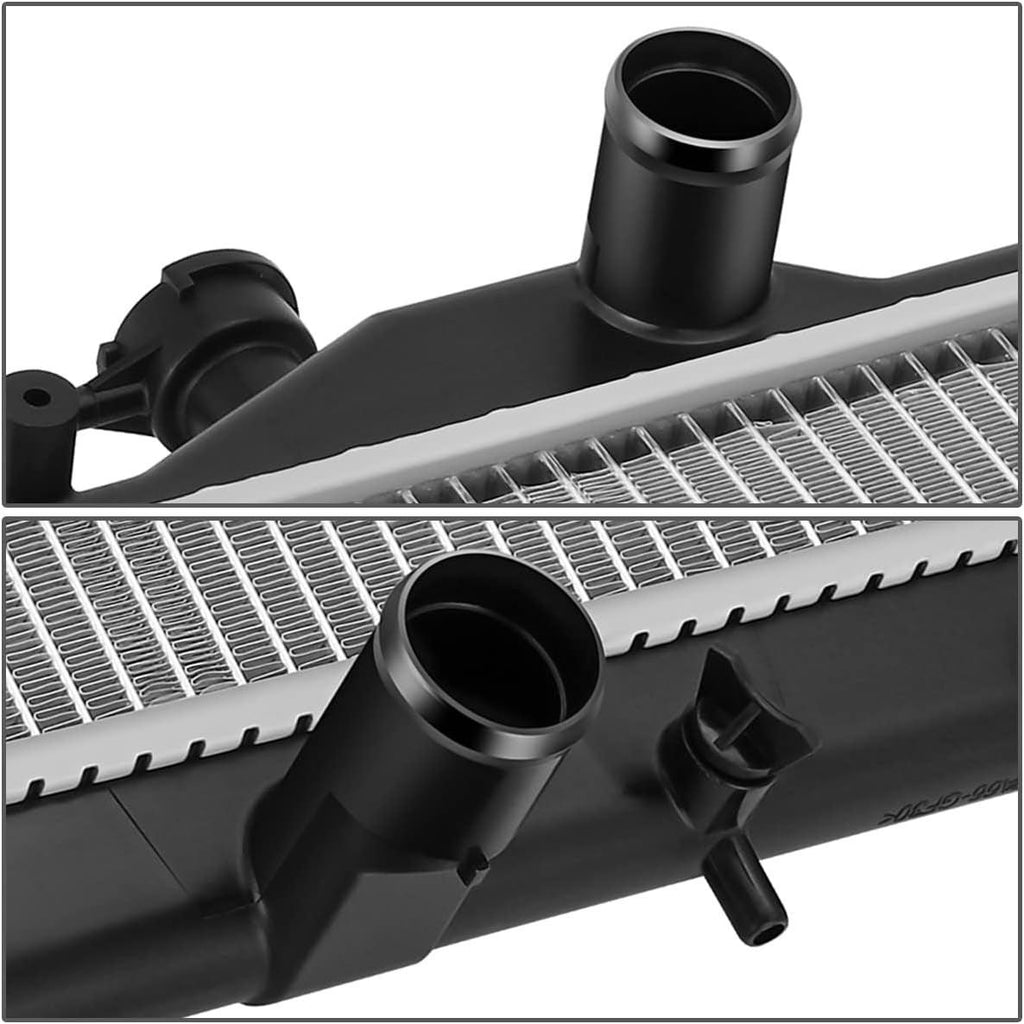 OEM-RA-13470 1-Row Aluminum Core Radiator Compatible with 2014-2019 Outlander,27-1/16" W X 15-3/4" H X 5/8" D,1-3/8" Inlet / 1-3/8" Outlet