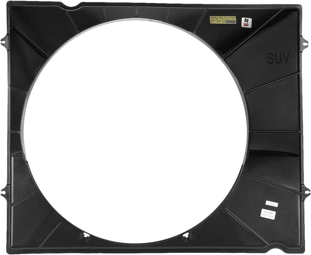 OEM-RF-0288 Factory Style Radiator Cooling Fan Shroud Cooling Efficiency Improved Direct Replacement [Compatible with Toyota Sequoia 2001-2007 / Tundra 2003-2006] , Black
