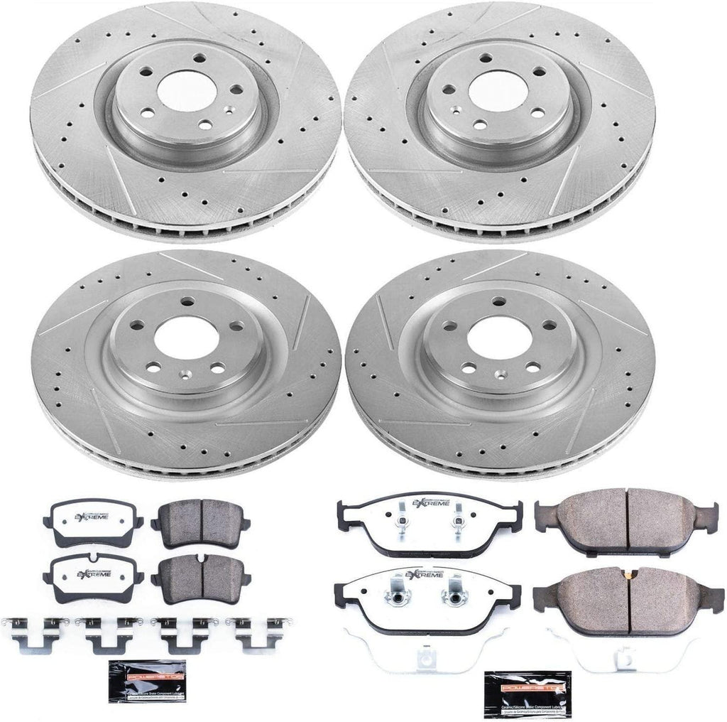 K6130-26 Front & Rear Z26 Street Warrior Brake Kit Audi