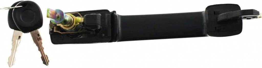 Compatible with Volkswagen Golf 1993-1999 Exterior Door Handle Driver or Passenger Front, Side Black | with Key Hole | Trim:All Submodels | VW1311103 | 1HM8372083FZ