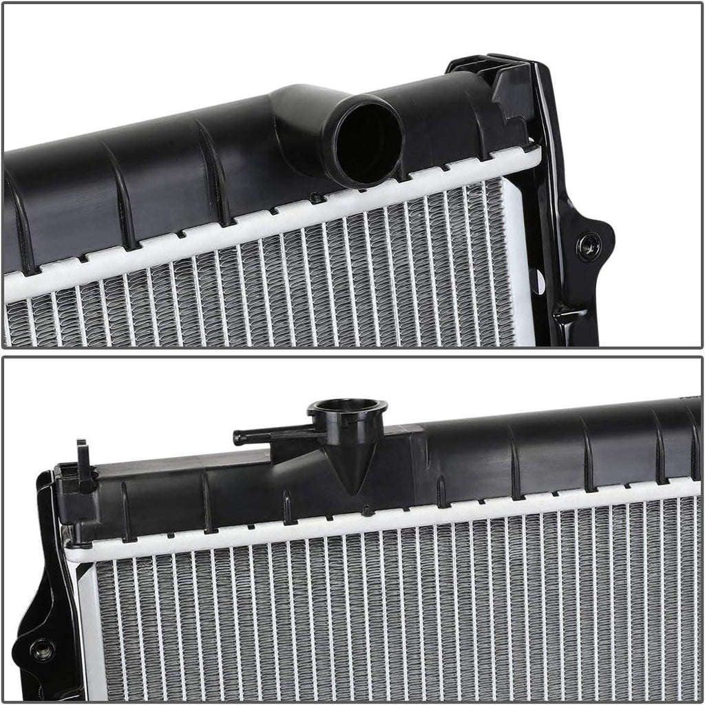 OEM-RA-1778 1-Row OE Style Aluminum Core Radiator Compatible with 95-04 Tacoma AT, 25-1/2" W X 18-11/16" H X 5/8" D, 1-5/16" Inlet, 1-5/16" Outlet