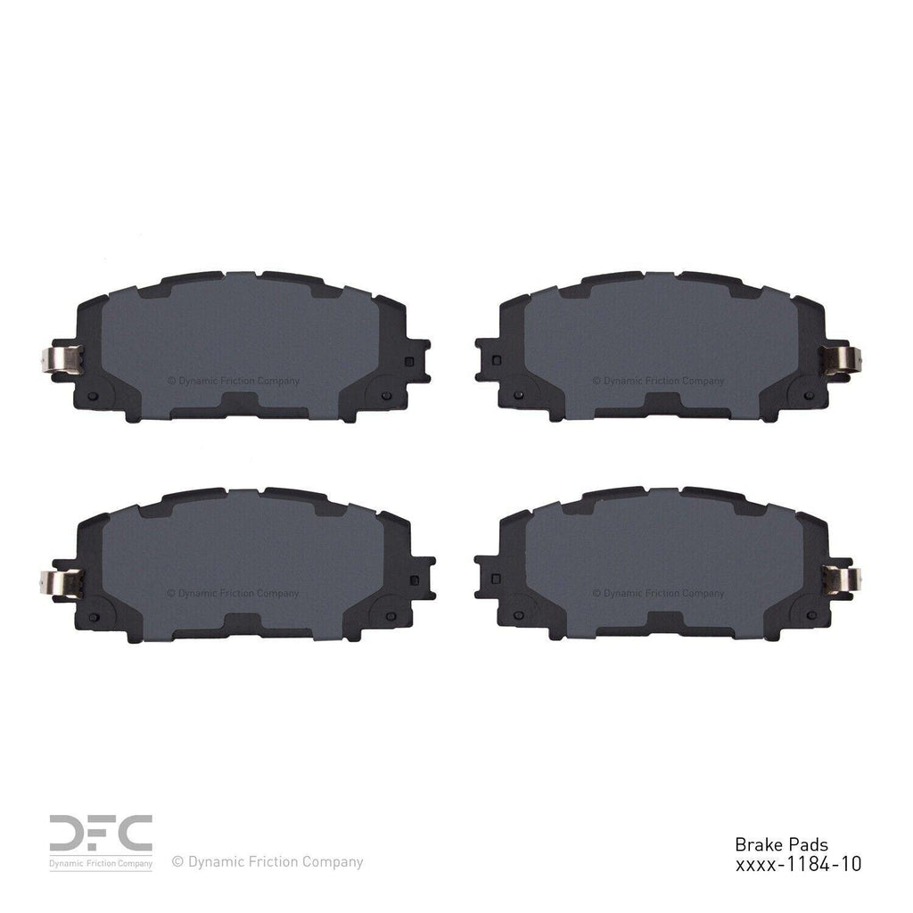 Front Disc Brake Pad Set for Corolla, Prius, Prius Prime+More (1310-1184-10)