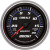 7901 Cobalt 2-5/8" 30 In. Hg/20 PSI Mechanical Vacuum/Boost Gauge