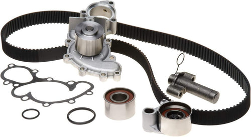 Professional TCKWP200A Timing Belt Kit with Water Pump, Idler Pulley, and 2 Tensioners