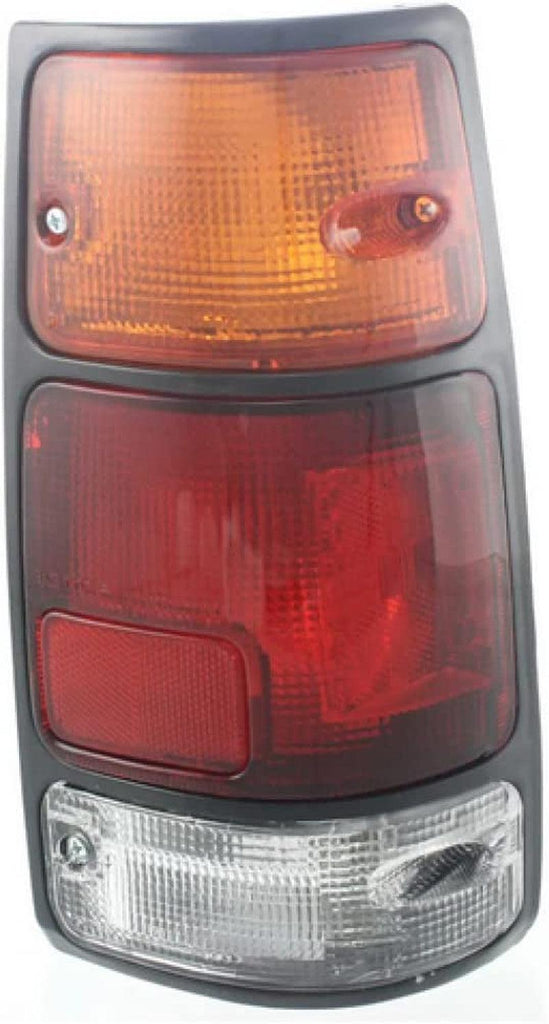 for Isuzu Pickup Tail Light Assembly 1988 89 90 91 92 93 94 1995 Passenger Side | W/Black Trim IZ2801103 | 8971210720