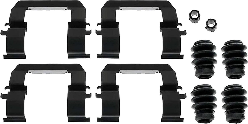 Gold 18K5844X Front Disc Brake Hardware Kit with Retainers, Boots, and Bushings