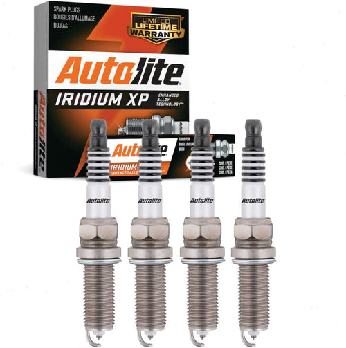 4 Pc Autolite Iridium XP Spark Plugs Compatible with Nissan Frontier 2.5L L4 2005-2019