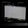 OEM-RA-2778 Factory Style Aluminum Core Cooling Radiator Replacement Compatible with 2005-2009 Legacy/Outback AT/MT, 27" W X 13-3/8" H X 5/8" D