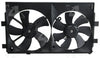 Four Seasons Dual Radiator and Condenser Fan Assembly for 08-14 Lancer 76255