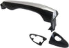 for Kia Optima Exterior Door Handle Front, Driver Side Primed (2012-2015) | with Key Hole| Trim:All Submodels
