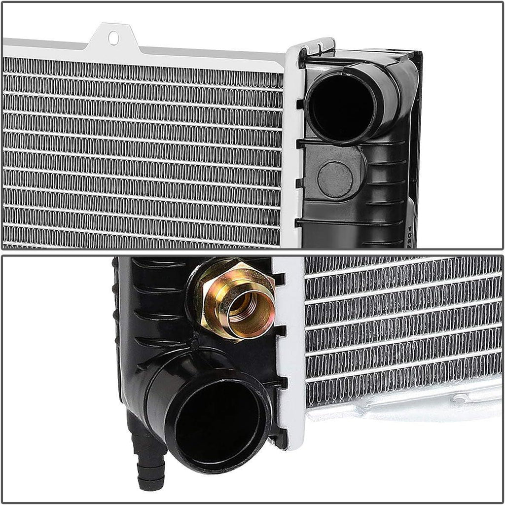 OEM-RA-1851 2-Row OE Style Bolt-On Aluminum Core Radiator Compatible with 98-00 Volvo V70 / S70 AT&MT, 23-1/8" W X 15" H X 1-1/4" D, 1-7/16" Inlet, 1-7/16" Outlet