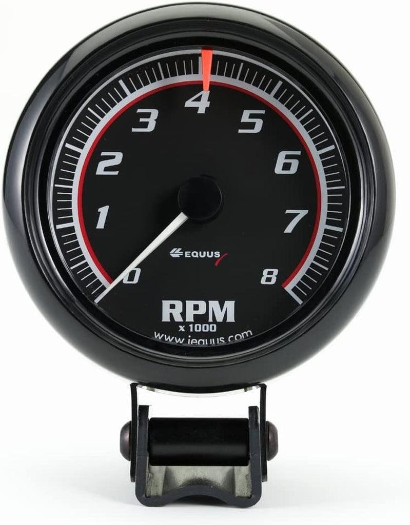 Equus 6086 2-1/2" Mini Tachometer, Black