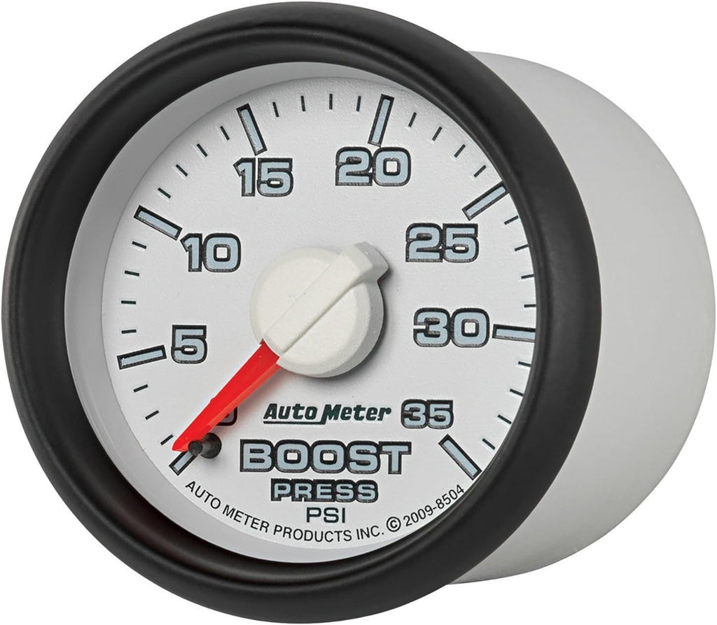 8504 Factory Match 2-1/16" 0-35 PSI Mechanical Boost Gauge for Dodge