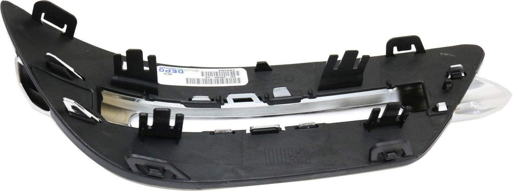 Front Fog Lamp Molding Compatible with 2012-2014 Mercedes Benz C300, Mercedes Benz C250 Set of 2 Passenger and Driver Side Primed Sedan