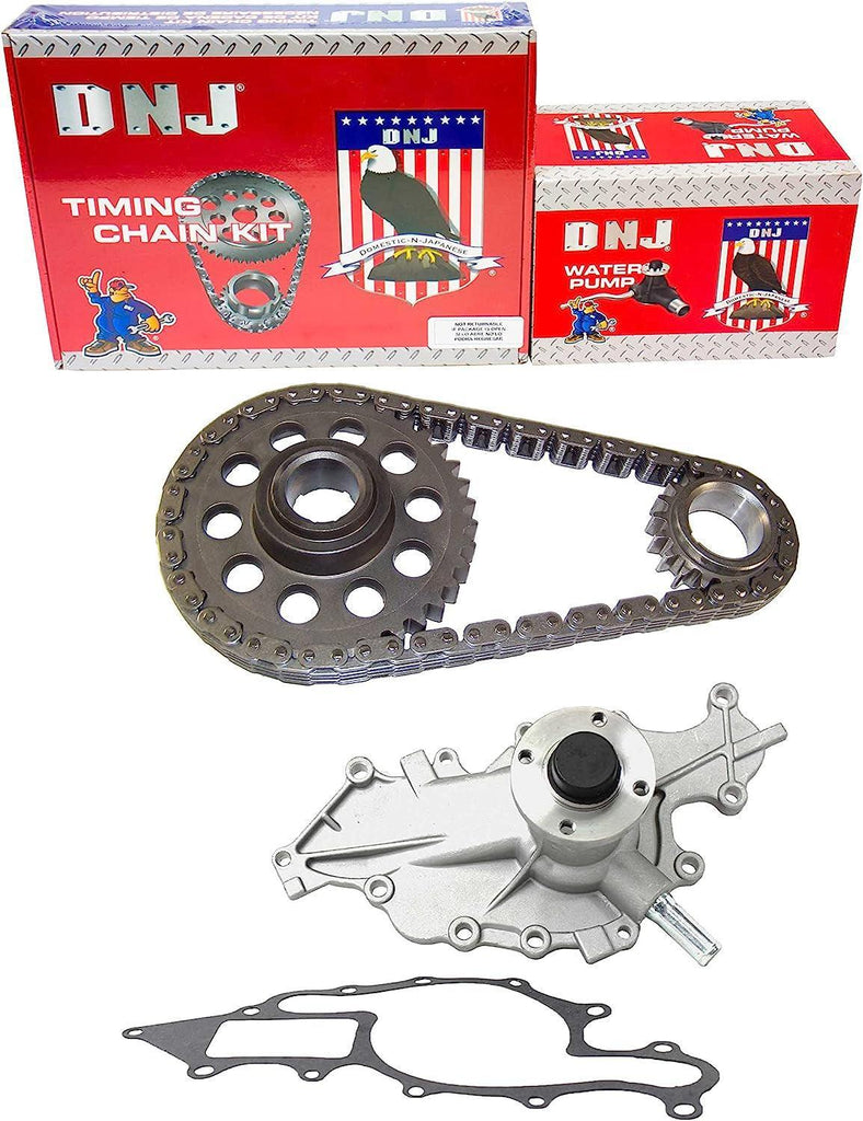 DNJ TK4045WP TIMING KIT with WATER PUMP for 91-08 FORD, MAZDA / V6 / 3.0L / 182 OHV 12V VULCAN