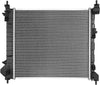 OEM-RA-13342 1-Row Aluminum Core Radiator Compatible with 2013-2015 Spark 1.2L DOHC,16-9/16" W X 17-11/16" H X 5/8" D,1-3/16" Inlet / 1-3/16" Outlet