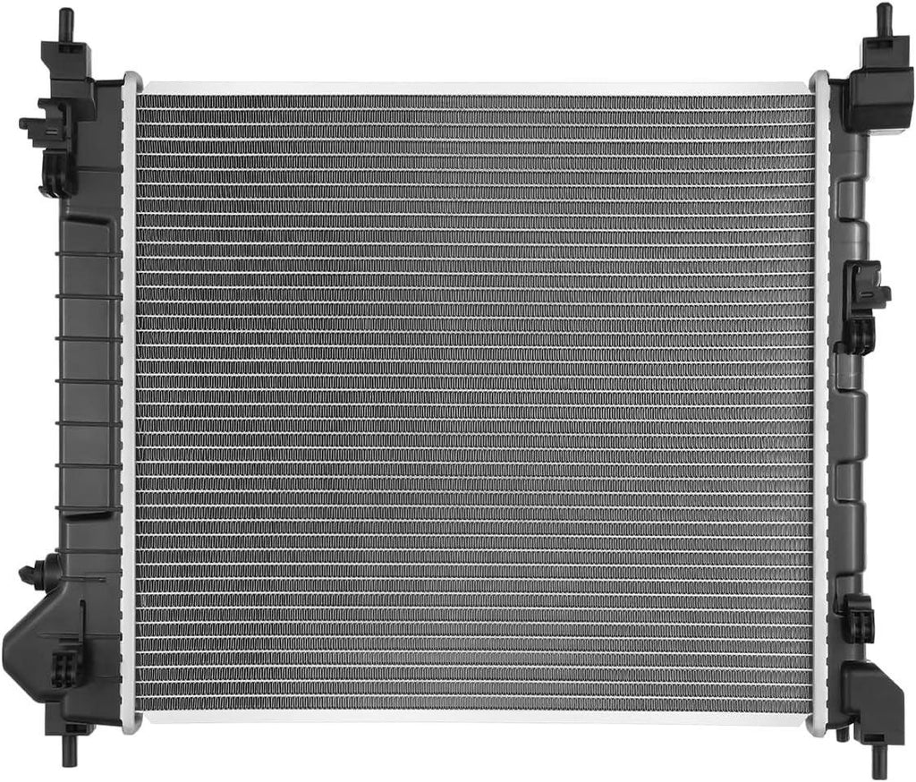 OEM-RA-13342 1-Row Aluminum Core Radiator Compatible with 2013-2015 Spark 1.2L DOHC,16-9/16" W X 17-11/16" H X 5/8" D,1-3/16" Inlet / 1-3/16" Outlet