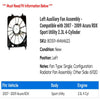 Left Auxiliary Fan Assembly - Compatible with 2007 - 2009 Acura RDX Sport Utility 2.3L 4-Cylinder 2008