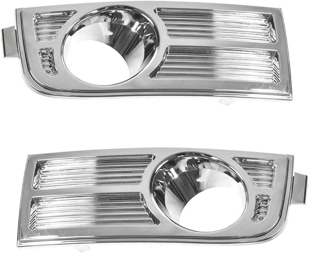 Fog Driving Light Trim Bezel Pair Set for 07-10 Lincoln MKX