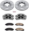 KCOE2066 Autospeciality Replacement Front Caliper Kit- OE Rotors, Ceramic Brake Pads, Calipers