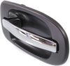 For Buick Terraza Exterior Door Handle Rear, Passenger Side - Side Sliding Door Primed Bezel with Chrome Lever (2005-2007) | Trim:All Submodels | GM1521125 | 10399451