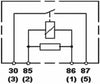 007793031 with Coil Suppression Power Relay 4 Pin, Mini ISO