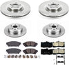 Power Stop KOE6513 Autospecialty Front and Rear Replacement Brake Kit-Oe Brake Rotors & Ceramic Brake Pads