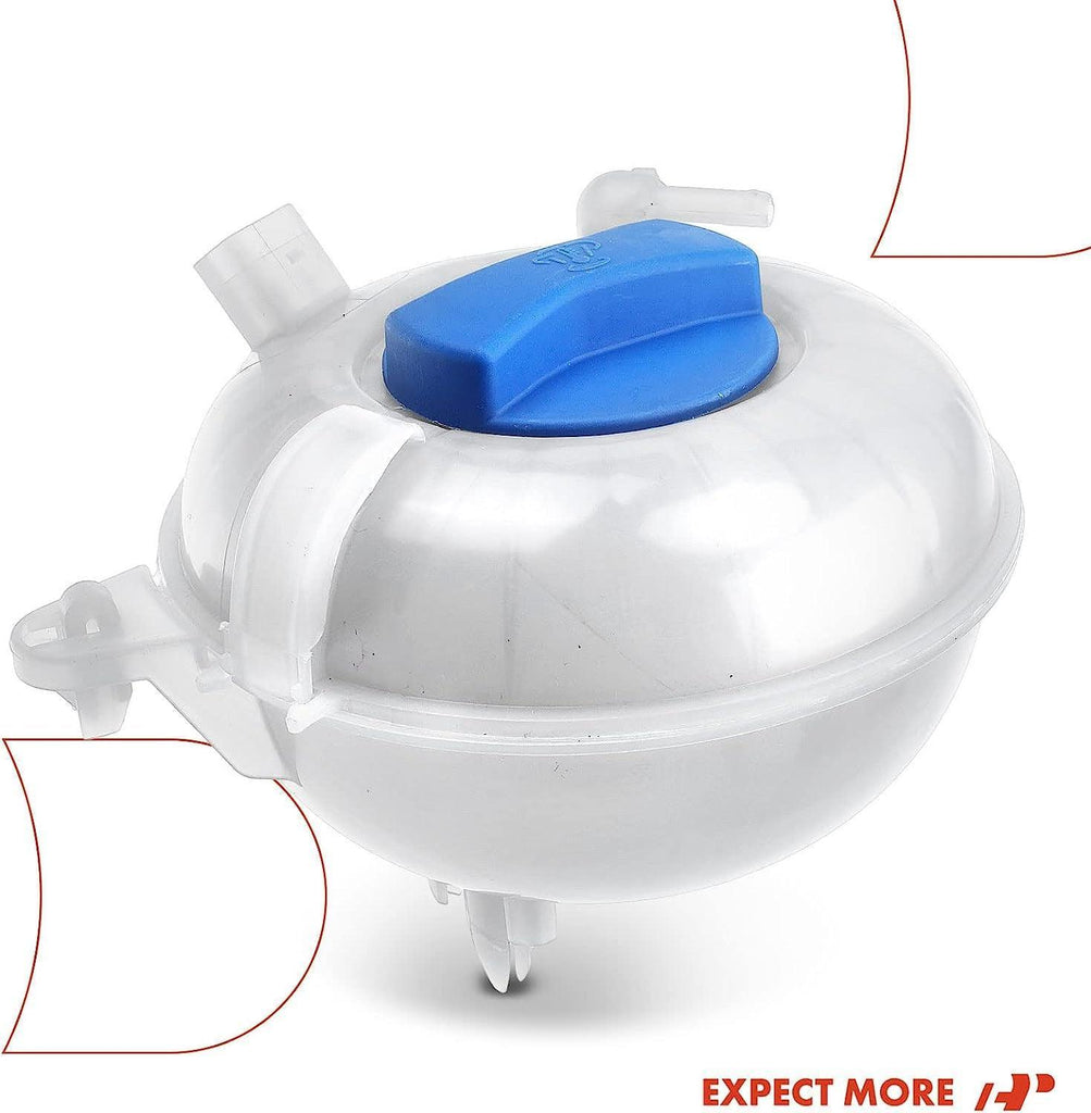A-Premium Engine Coolant Overflow Recovery Reservoir Tank [W/Cap & Sensor] Compatible with Audi A3 2015 2016 [1.4L 1.8L 2.0L], S3 2015 2016 [2.0L] & Volkswagen Golf, GTI 2015 2016 [2.0L]