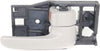Compatible with Toyota Tundra Interior Door Handle Front or Rear, Passenger Side Gray (2004-2006) | with Door Lock Button | Trim: Limited/Sr5/Base | TO1353159 | 692050C030B0