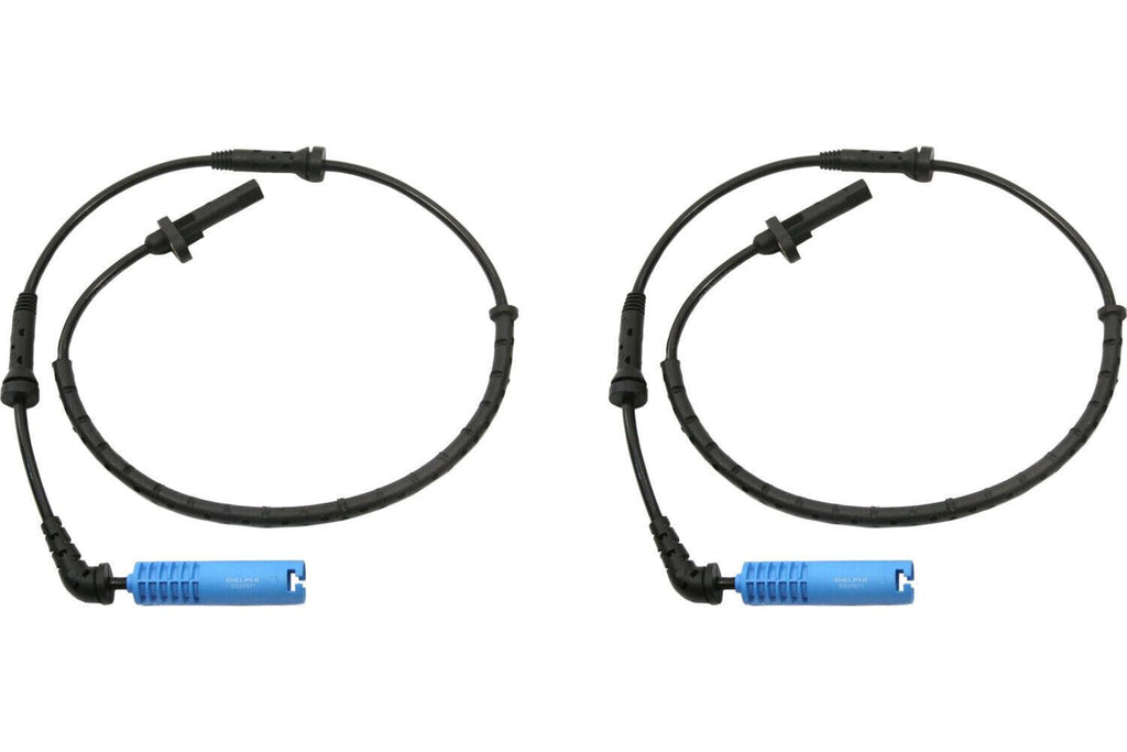 Rear PAIR Delphi ABS Wheel Speed Sensor for 2004-2007 BMW 525I (58125)