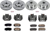 KCOE5516 Autospeciality Replacement Front and Rear Caliper Kit- OE Rotors, Ceramic Brake Pads, Calipers