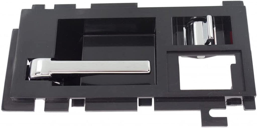 for Oldsmobile Bravada Interior Door Handle Front, Driver Side Chrome Lever (1991-1994) | with Door Lock Button | Trim : Base | GM1352127 | 15658581