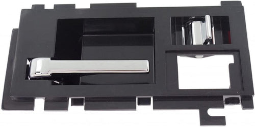 for Oldsmobile Bravada Interior Door Handle Front, Driver Side Chrome Lever (1991-1994) | with Door Lock Button | Trim : Base | GM1352127 | 15658581
