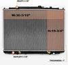 AKKON - for 2003 2004 2005 2006 Acura MDX 3.5L V6 |2005 Honda Pilot 3.5L V6 Plastic Tanks Aluminum Core Radiator 2740