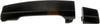 Dorman 81574 Front Passenger Side Exterior Door Handle Compatible with Select Nissan Models, Smooth Black