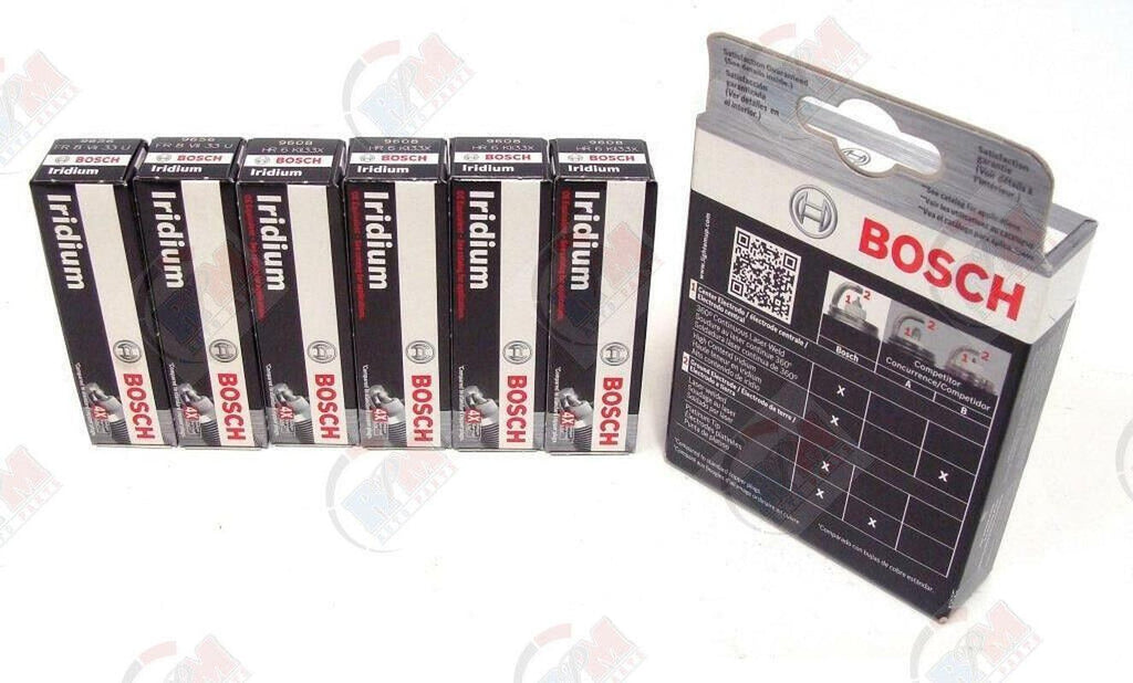 BOSCH IRIDIUM Spark Plugs FR8LII33X 9651 Set of 6