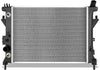 OEM-RA-13050 1-Row Aluminum Core Radiator Compatible with 2007-2009 Solstice 2.0L,19-5/16" W X 14-1/2" H X 1" D,1-5/16" Inlet / 1-5/16" Outlet