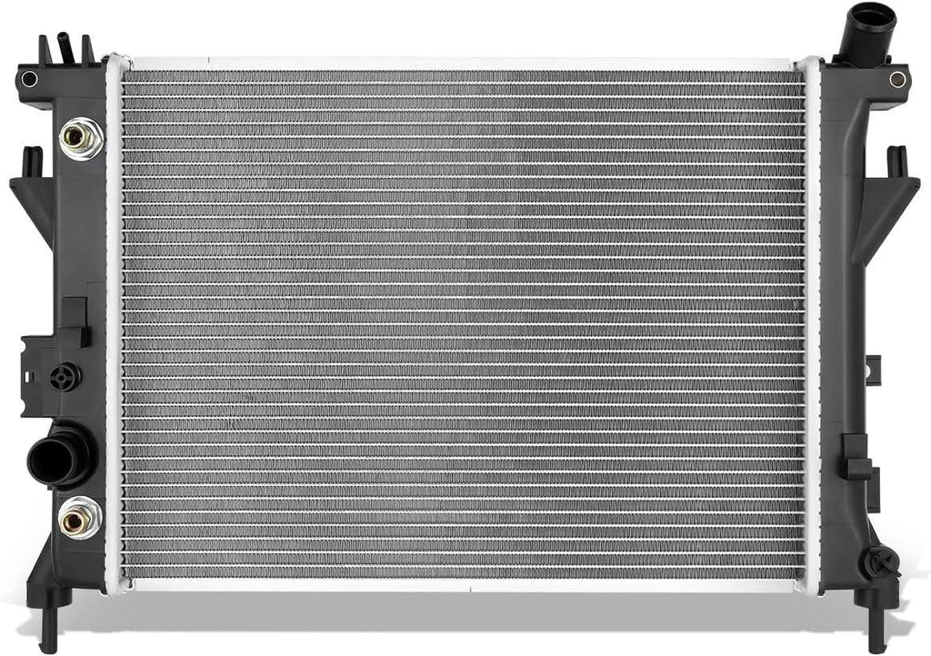 OEM-RA-13050 1-Row Aluminum Core Radiator Compatible with 2007-2009 Solstice 2.0L,19-5/16" W X 14-1/2" H X 1" D,1-5/16" Inlet / 1-5/16" Outlet