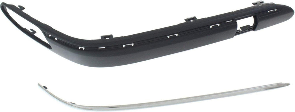 Front, Driver and Passenger Side Bumper Trim Compatible with 2001-2005 Mercedes Benz C240, 2001-2005 C320, 2002-2004 C32 AMG and 2003-2007 C230 Primed - MB1059104, MB1058104