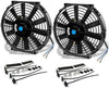 RAF-10+FMK-X2 2Pcs 10" Inch Electric Radiator Cooling Fan Kit (Black)