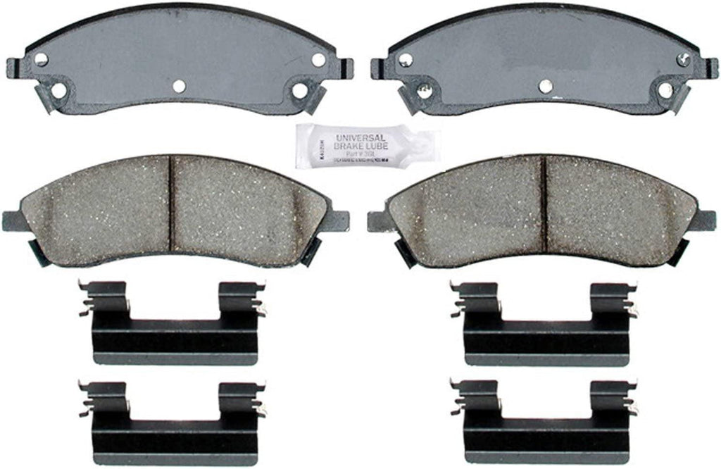 Gold 17D1019CH Ceramic Front Disc Brake Pad Set