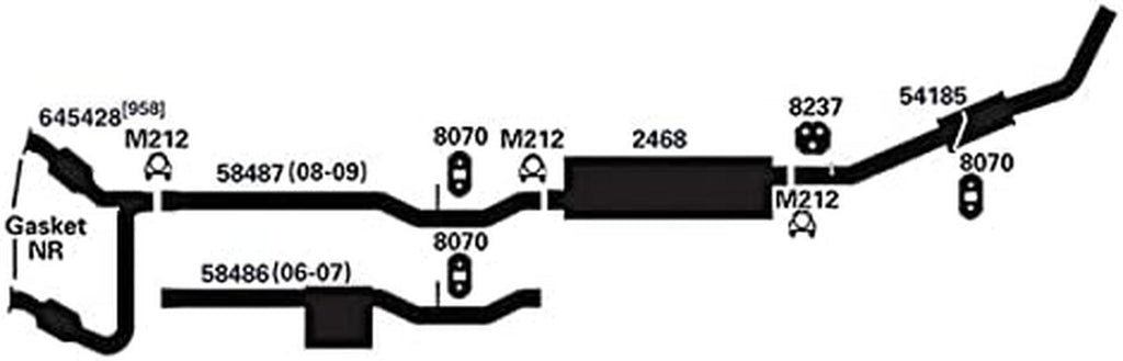 54185 Exhaust Tail Pipe