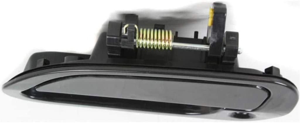 for Honda Accord Exterior Door Handle Front, Driver Side Smooth Black 1998-2002 | with Key Hole | Trim:All Submodels | HO1310112 | 72180S84A11