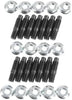 Milodon 81410 Transmission Pan Stud Kit for GM Powerglide, Turbo 350/400, Chrysler Torqueflite 904/727, Ford C4 and C6