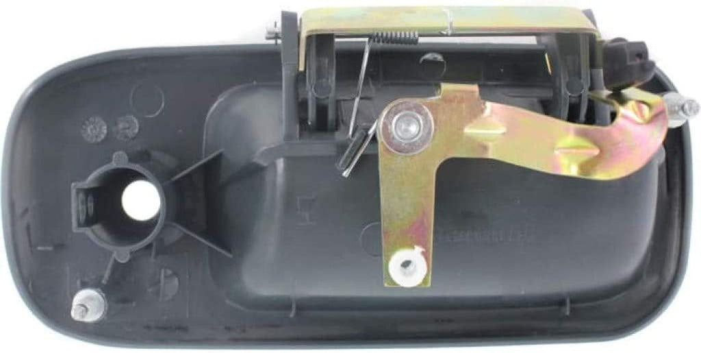 for Chevy Express 3500 Exterior Door Handle Front Driver Side Textured Gray 1996-2002 | with Key Hole | Trim: Base/Ls | GM1310143 | 15167641