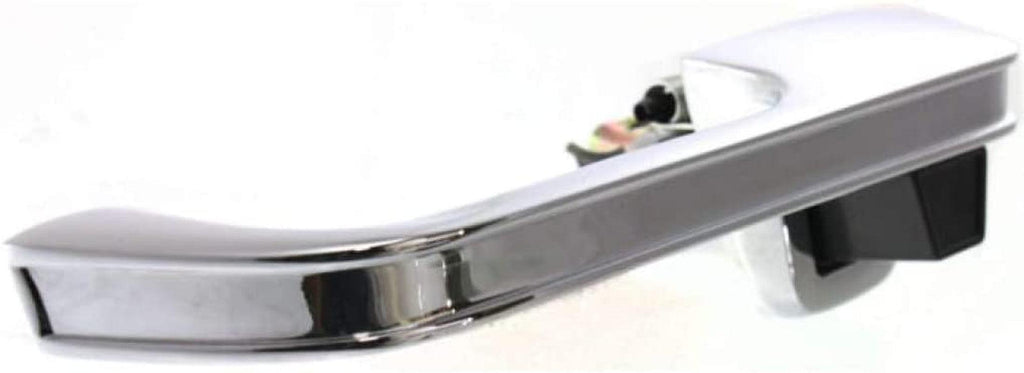 for Chevy K10 Exterior Door Handle Front or Rear Driver Side Chrome 1978-1986 | with Key Hole | Trim: Custom Deluxe/Scottsdale/Cheyenne | GM1310104 | 6272581