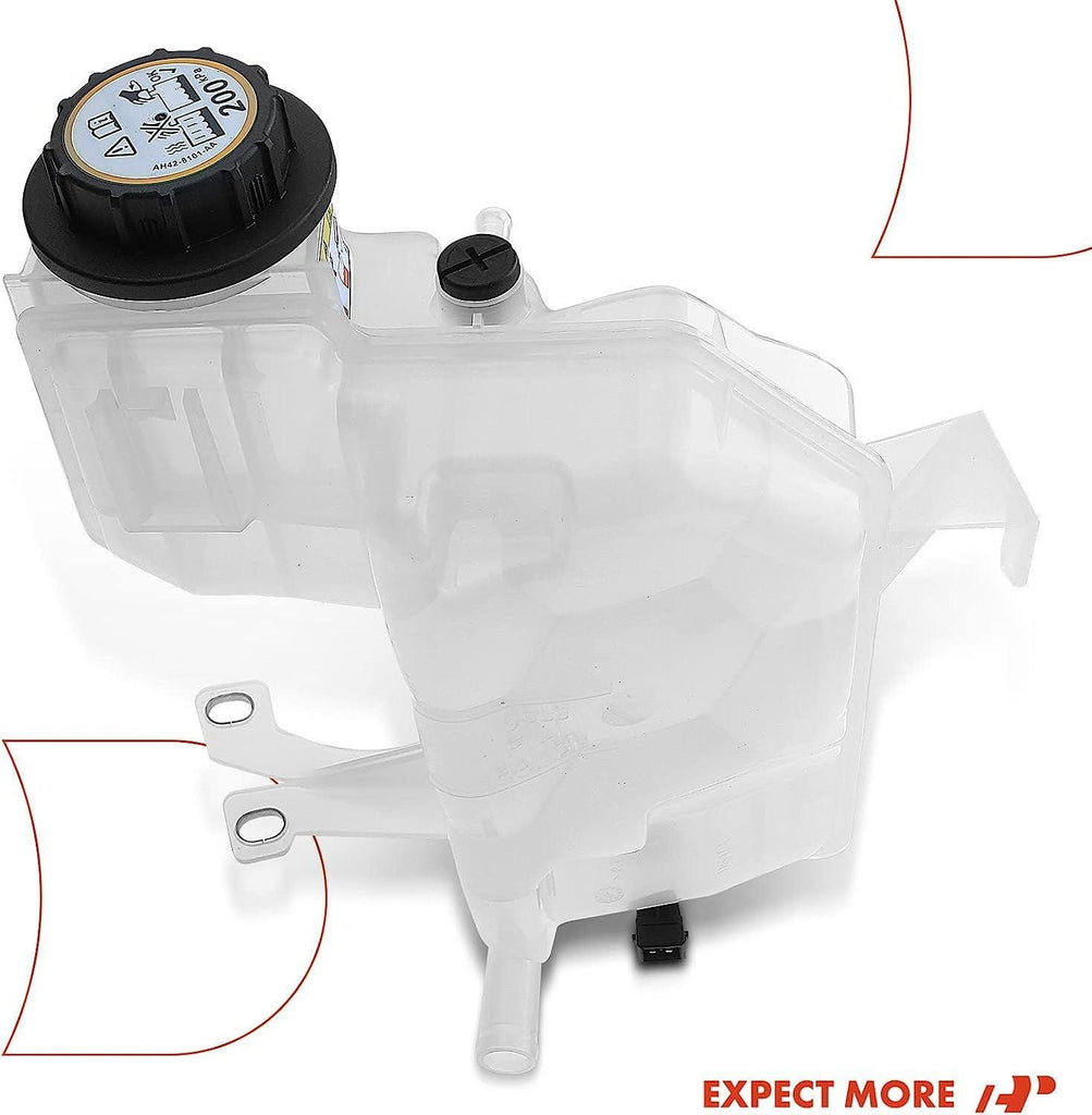 A-Premium Engine Coolant Overflow Recovery Reservoir Tank [W/Cap & Sensor] Compatible with Land Rover Range Rover 2006-2009 4.2L 4.4L, Replace # LR023080