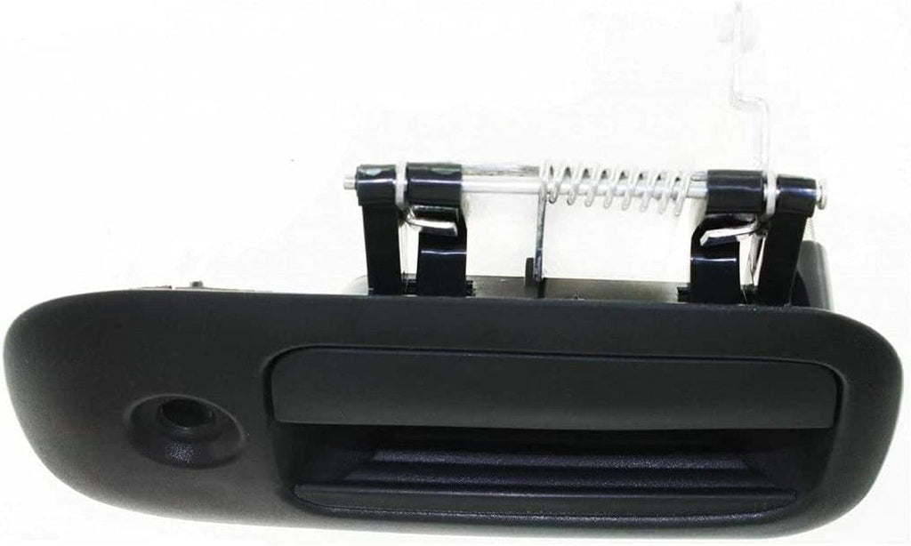 For GMC Savana 2500 Exterior Door Handle Rear, Passenger Side - Side Sliding Door Textured Black (1996-2002) | with Key Hole | Trim: Base/Sle | GM1513105 | 15739871