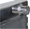 3 Core Manual Transmission 24" Driver/Left Side Radiator Compatible with Ford Mustang V8 1967-1970