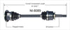 NI-8089 CV Axle Shaft